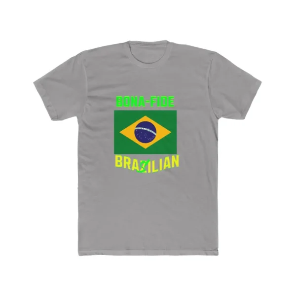 Brazilian Bona Fide Tee Shirt - Unisex Cotton Crew Tee, Brazilian Culture T-Shirt, Ethnic Pride Top, South American Heritage Apparel - Image 5